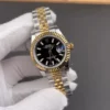 Rolex Datejust Two-Tone Black Ladies 28mm
