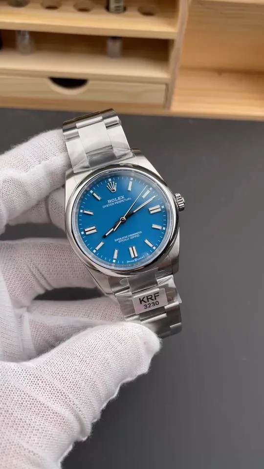 Rolex Oyster Perpetual Blue Dial 36mm