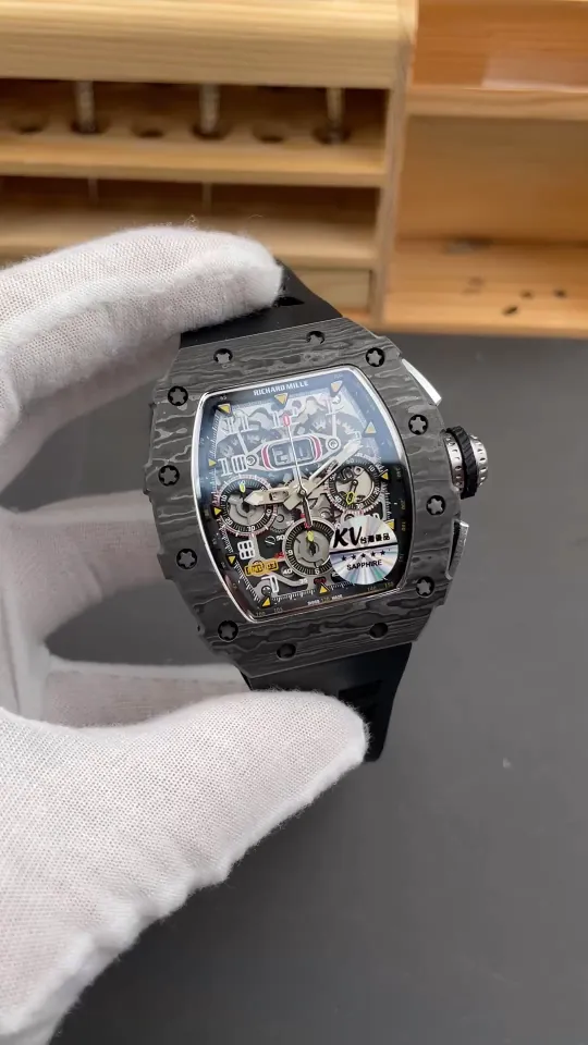 Richard Mille RM Carbon Fiber 49.4x44.50mm