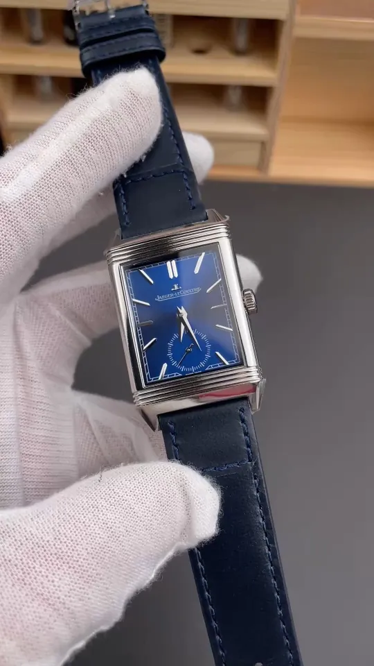 Jaeger-Le Coultre Reverso Blue Dial 45.6x27.4mm