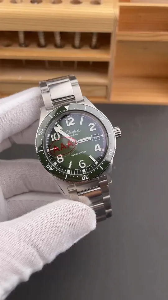 Glashutte Green Dial 39.5mm