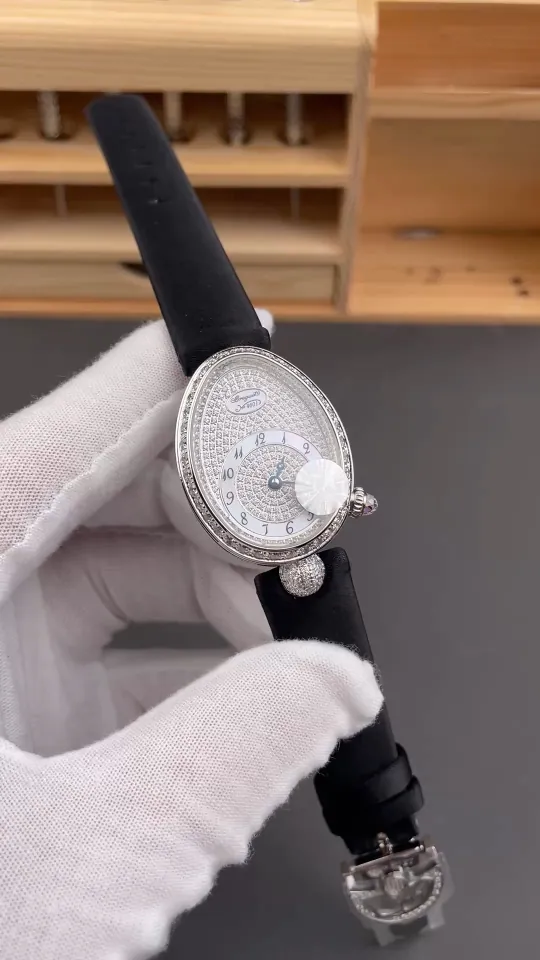 Breguet Reine de Naples Fully Diamond 33x25mm