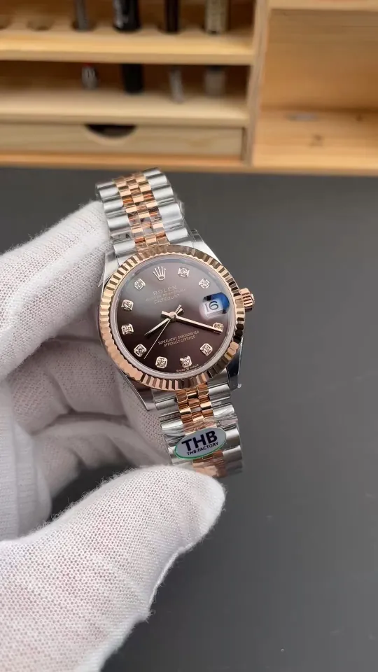 Rolex Datejust Two-Tone Rose Gold Ladies 31mm