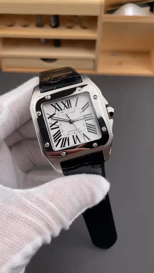 Cartier Santos White 44.2x35.6mm