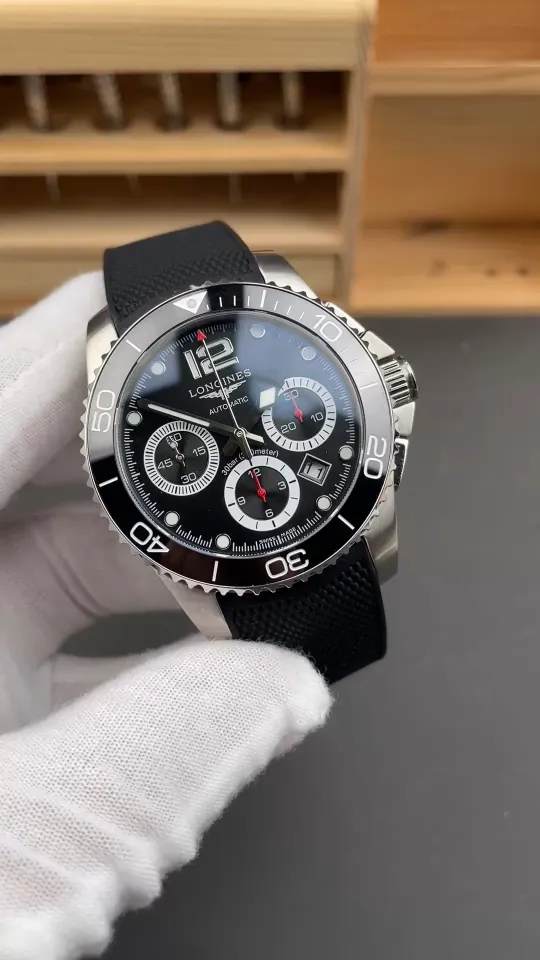 Longines Chronograph Black Dial 41mm