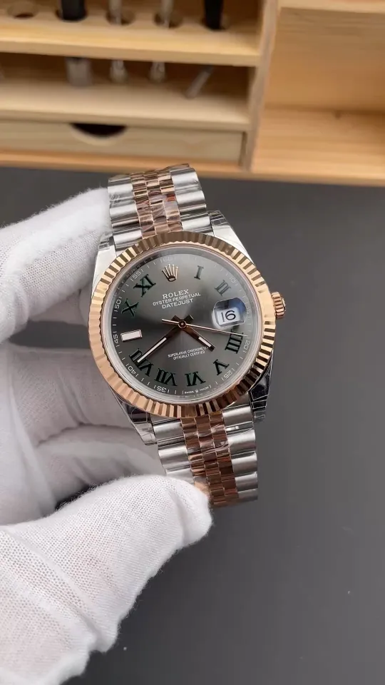 Rolex Datejust Two-Tone Rose Gold 41mm