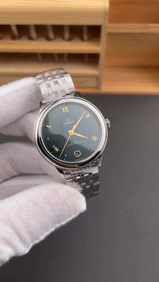 Omega De Ville Green Dial 34mm