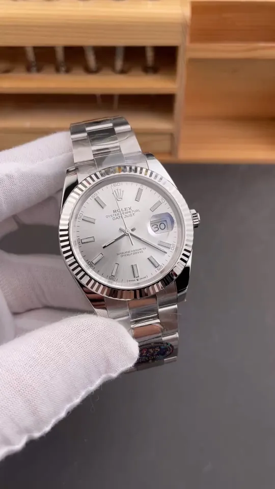 Rolex Datejust Silver 41mm