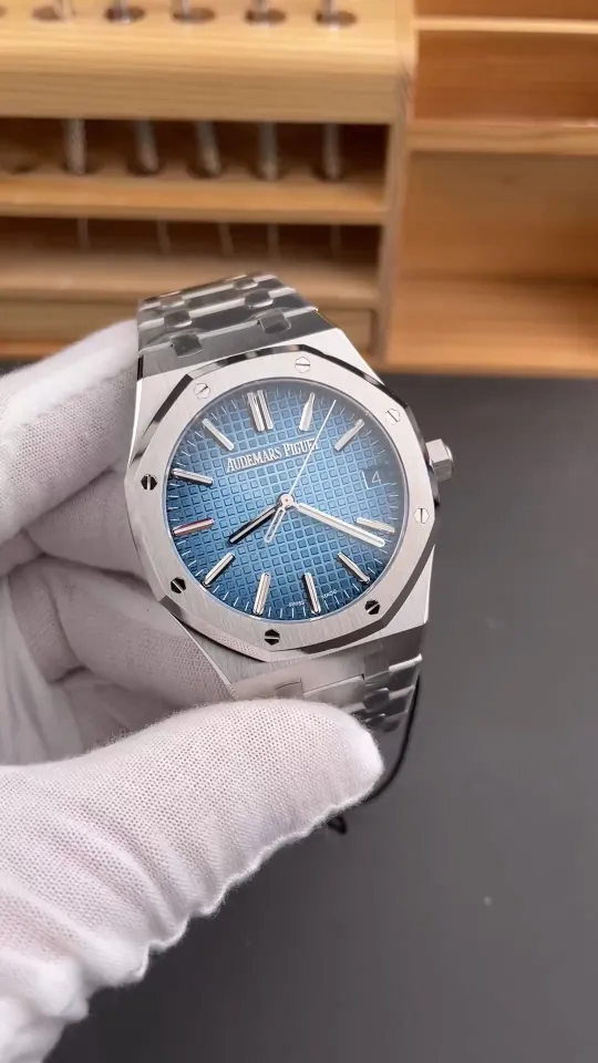 AP Royal Oak 15510 Smoked Blue 41mm