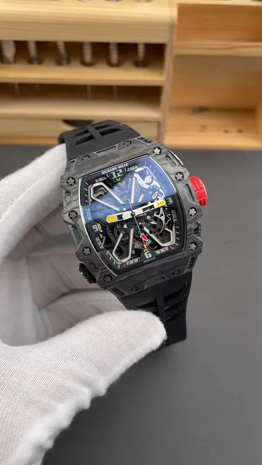 Richard Mille RM35-03 RMAL2 Carbon Fiber 50x43.2mm