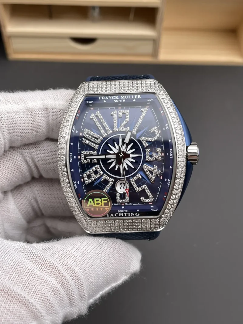 Franck Muller Vanguard Moissanite Diamond 44x54mm
