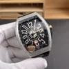 Franck Muller Vanguard Diamond Bezel Black Dial 44x54mm