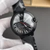 Cartier Ballon Bleu Black Vader 42mm