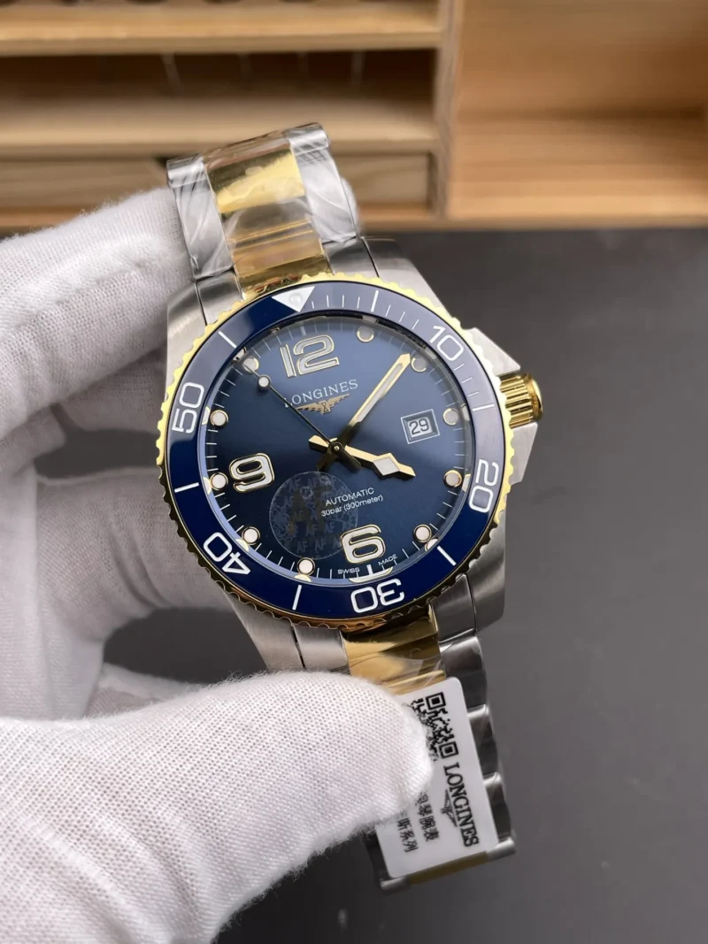 Longines Conquest Two-Tone Blue 43mm