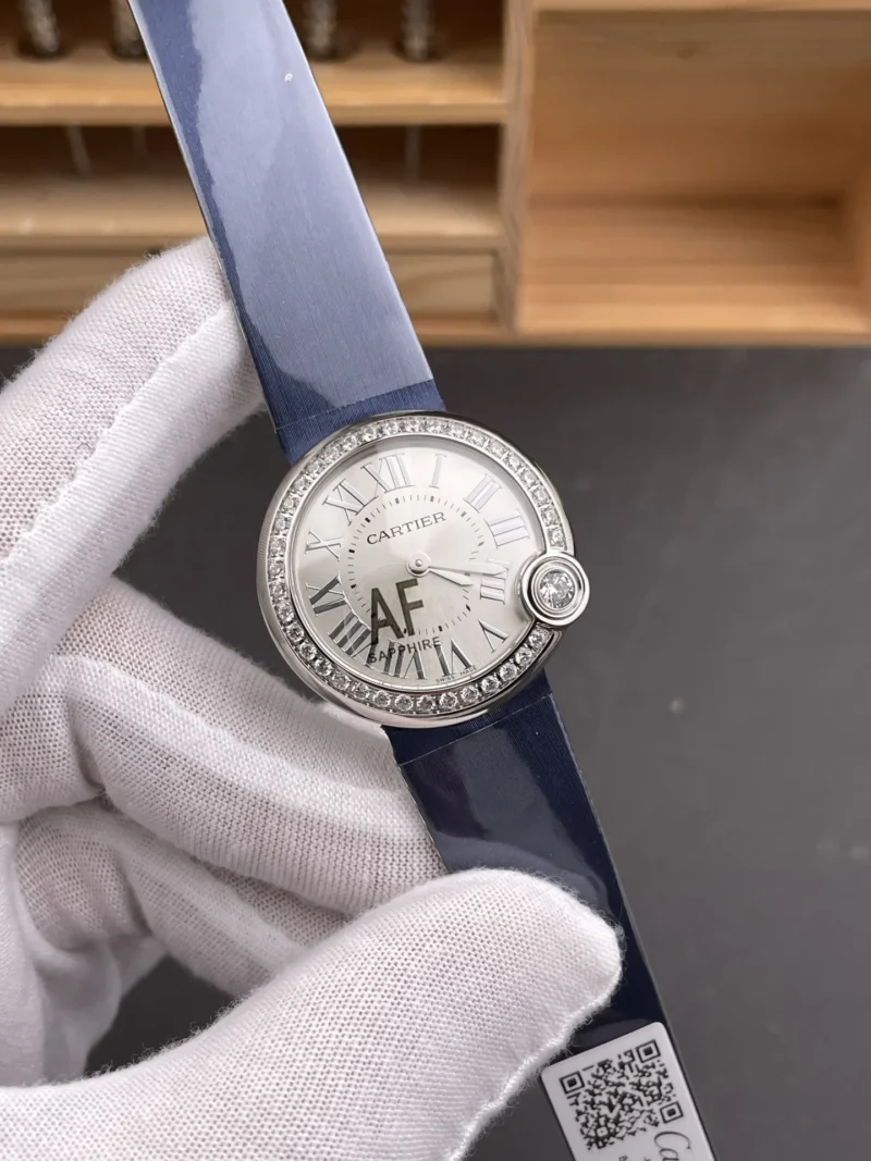 Cartier Ballon Bleu Diamond Bezel 30mm