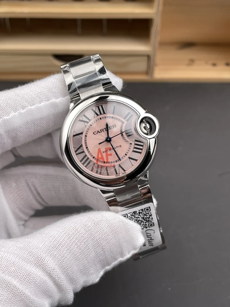 Cartier Ballon Bleu Pink Dial 33mm