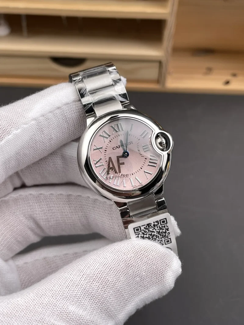 Cartier Ballon Bleu Pink Ladies 28mm