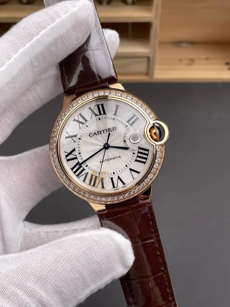 Cartier Ballon Bleu Diamond Bezel 42mm