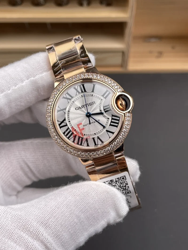 Cartier Ballon Bleu Diamond Bezel 33mm