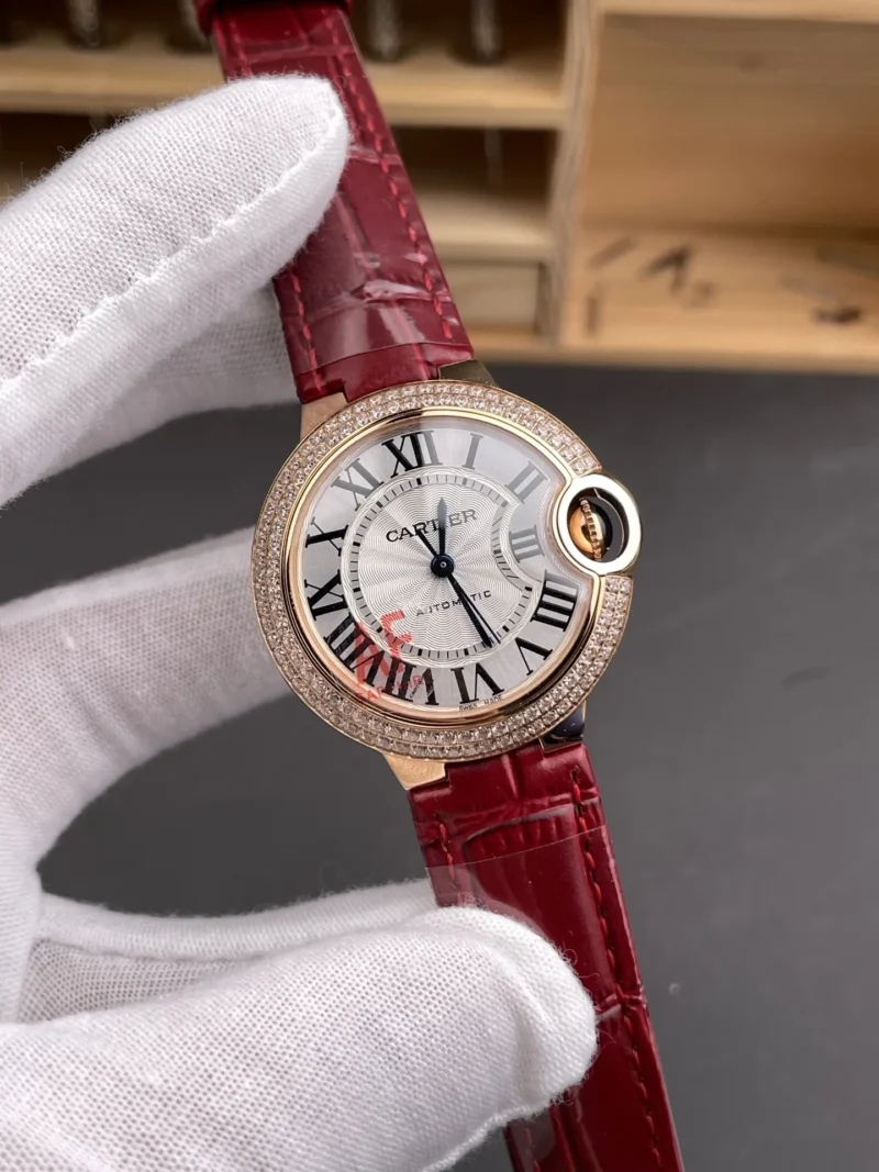 Cartier Ballon Bleu Diamond Bezel 33mm
