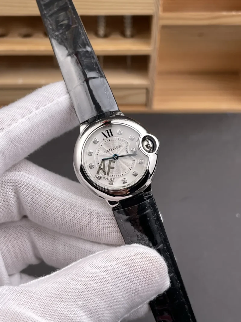 Cartier Ballon Bleu Diamond Markers Ladies 28mm