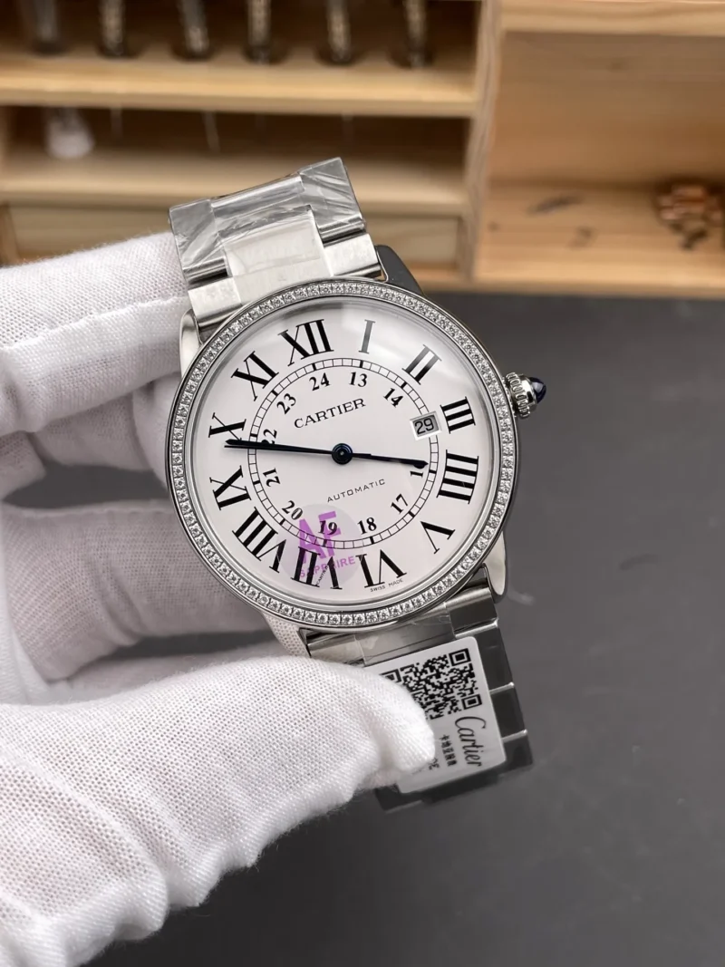 Cartier Ronde Diamond Bezel 42mm