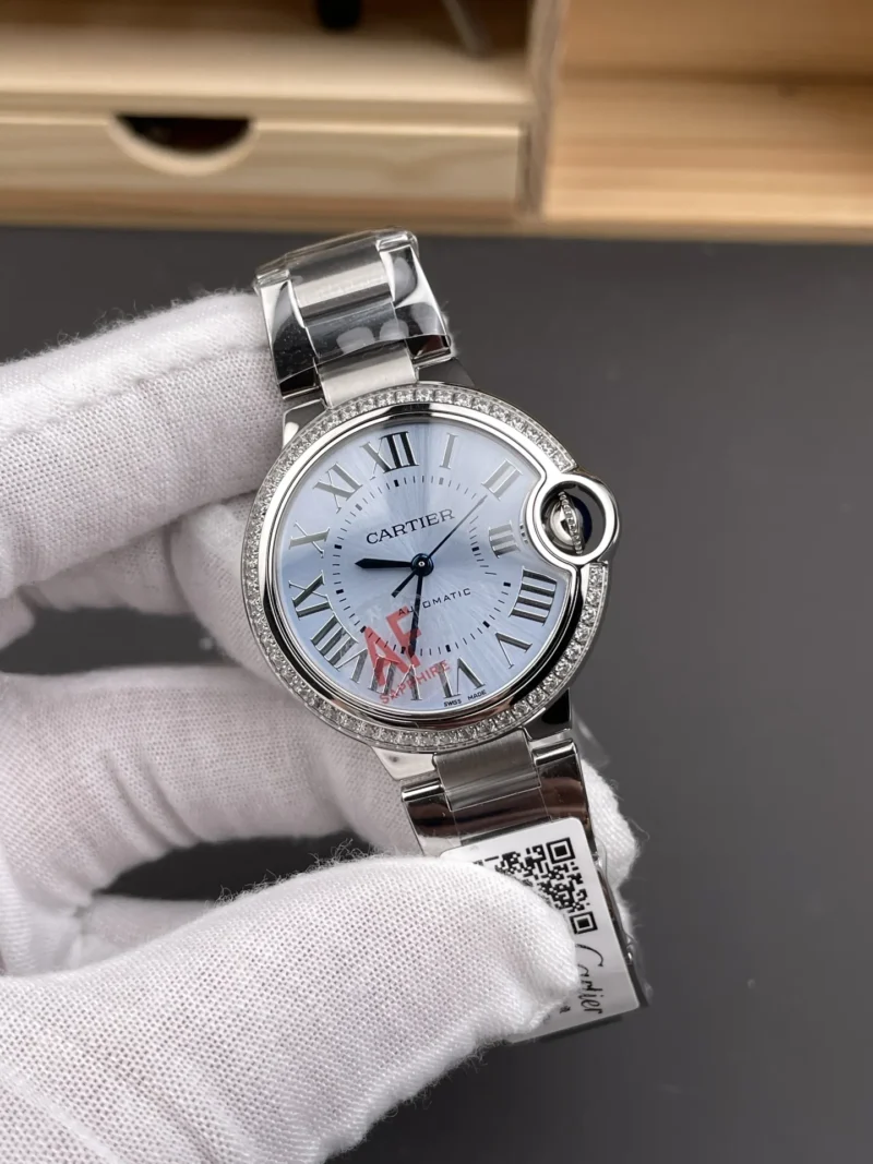 Cartier Ballon Bleu Diamond Bezel 33mm