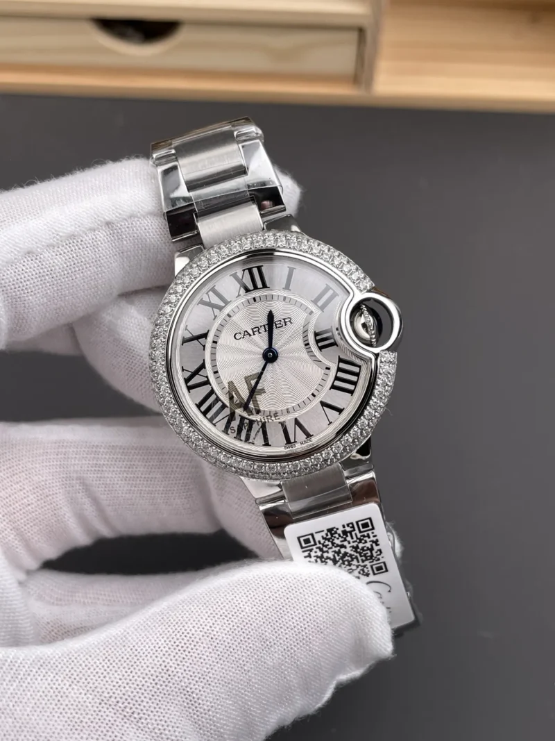 Cartier Ballon Bleu Diamond Bezel 33mm