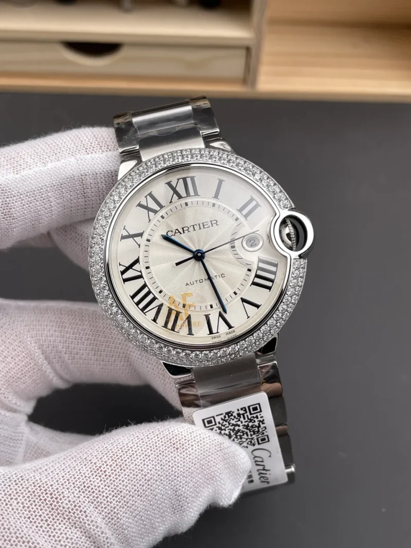 Cartier Ballon Bleu Diamond Bezel 42mm