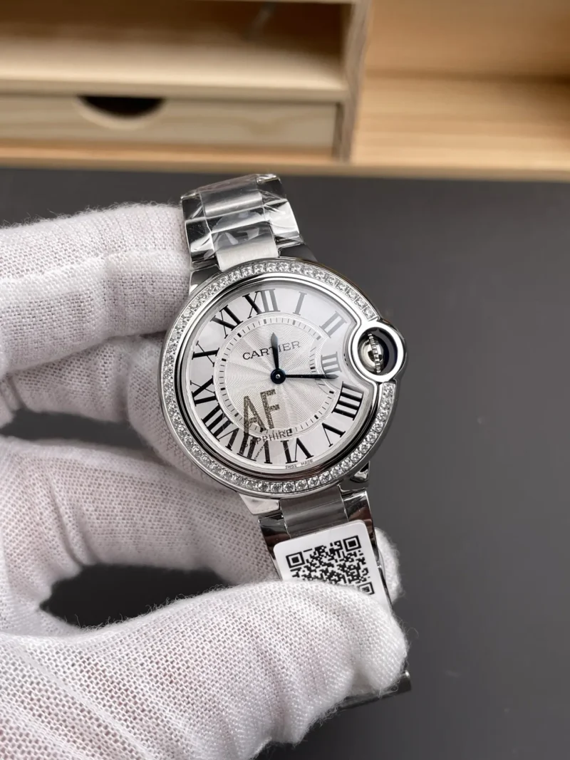 Cartier Ballon Bleu Diamond Bezel 33mm