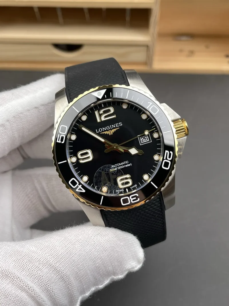 Longines Conquest Two-Tone Black 41mm