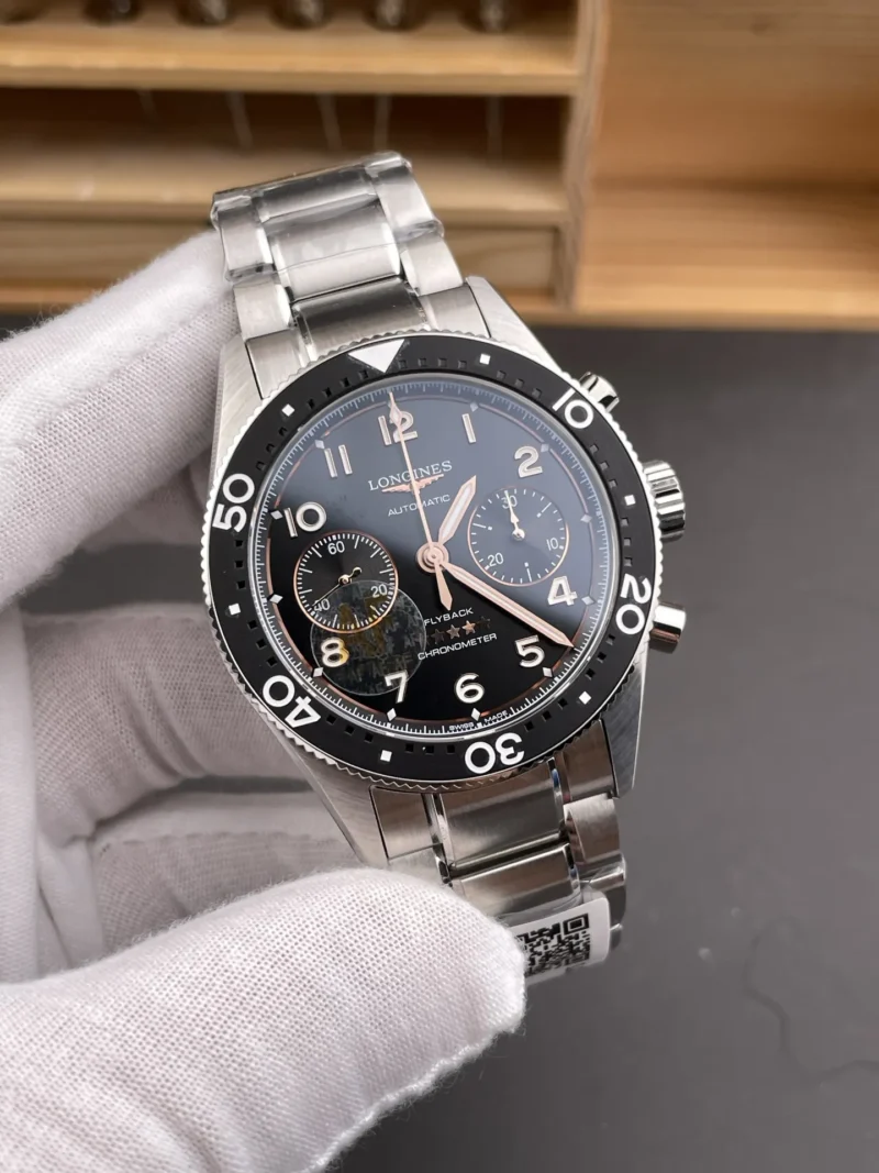 Longines Spirit Black Dial 40mm