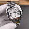 Cartier Santos White Dial 39.8mm