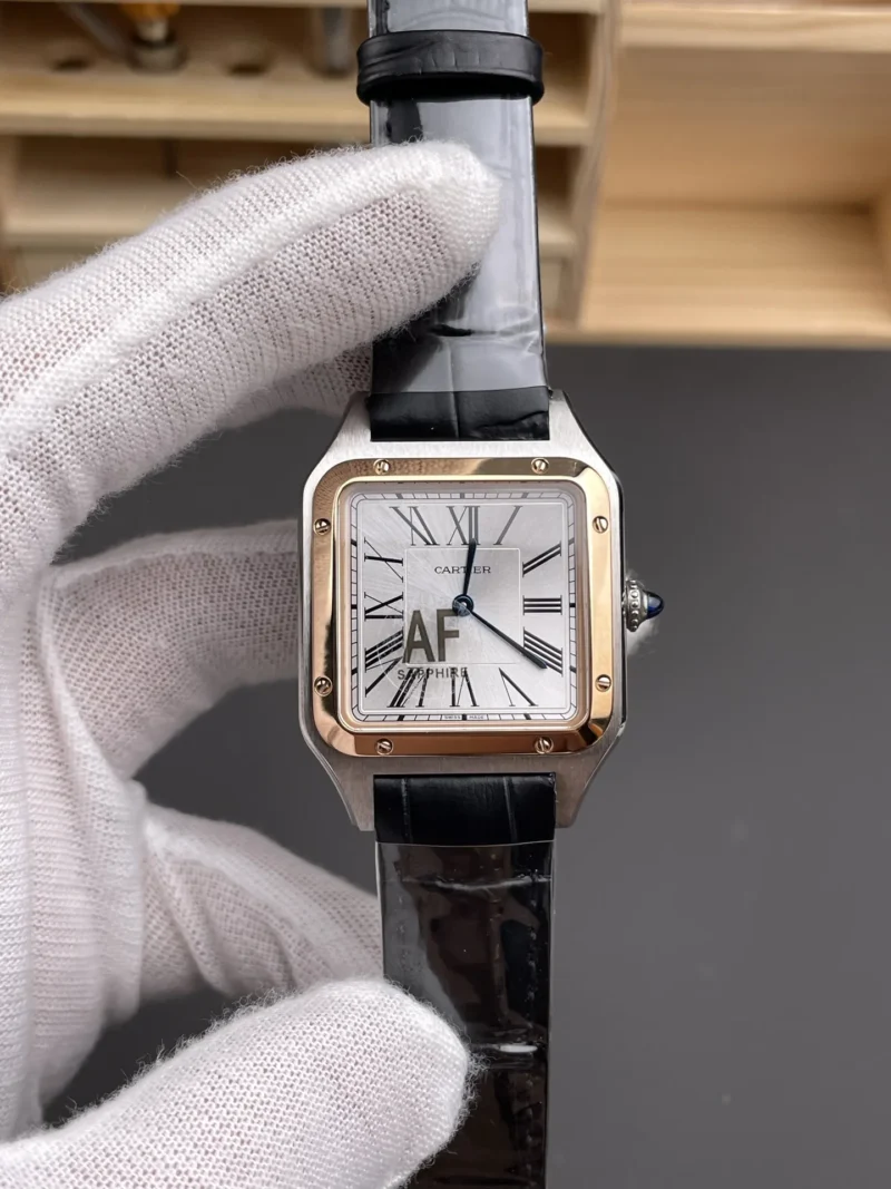Cartier Santos Two-Tone Rose Gold 31.4x43.5mm