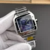 Cartier Santos Blue Dial 35.1mm