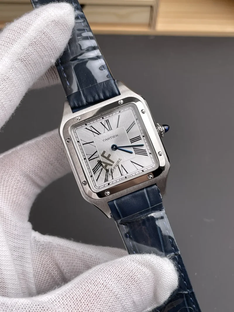 Cartier Santos Grey Dial 31.4x43.5mm