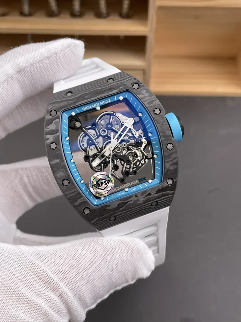 Richard Mille RM 055 Blue Dial 49.9x42.07mm