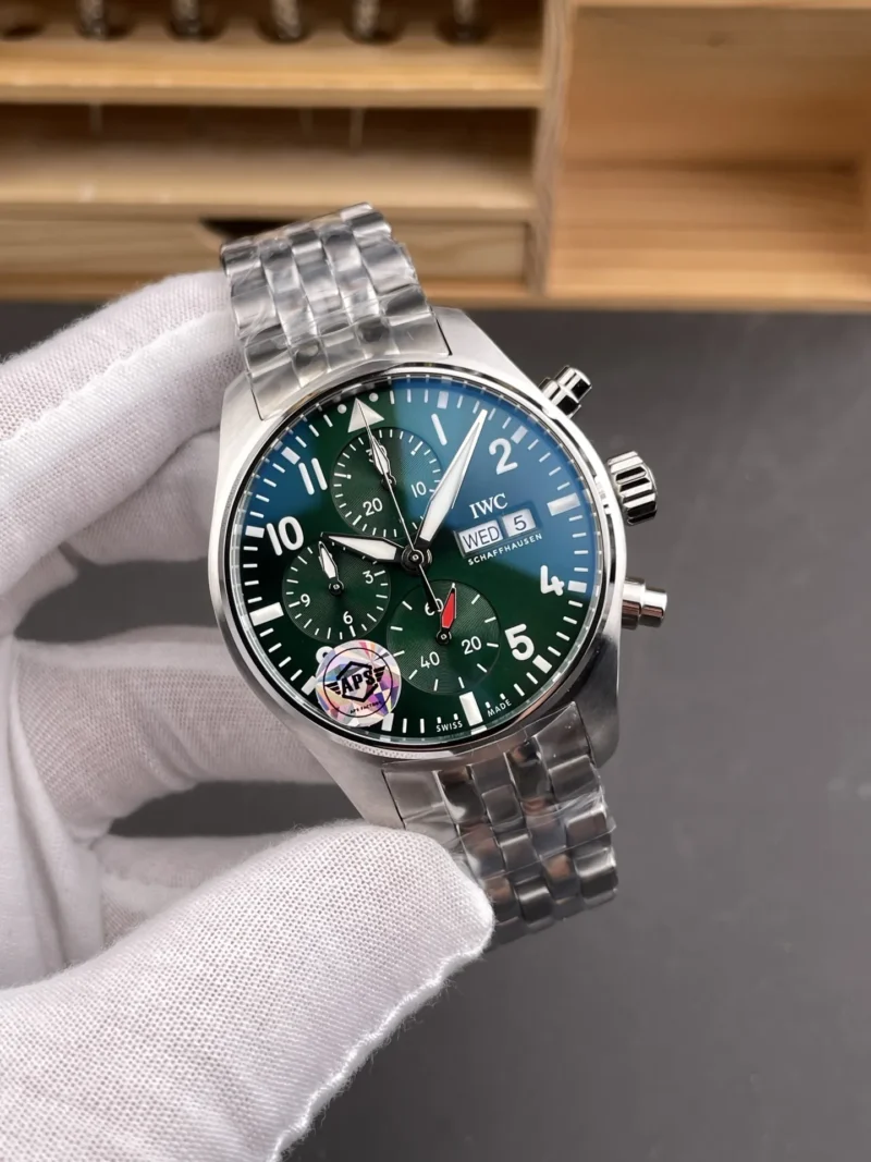 IWC Pilot Green Dial 41mm