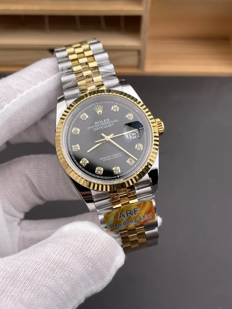 Rolex Datejust Two-Tone Black 36mm