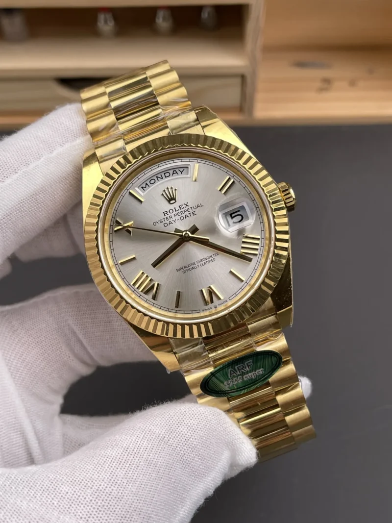 Rolex Day-Date Silver 40mm