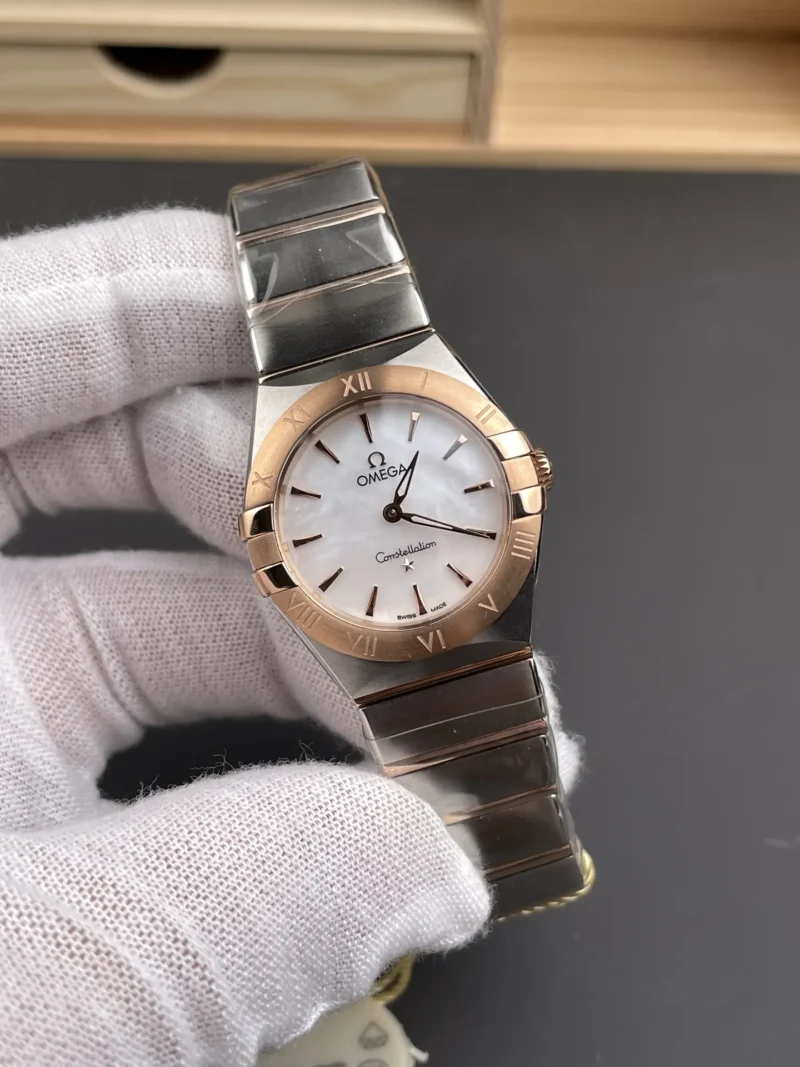 Omega Constellation Rose Gold Ladies 28mm