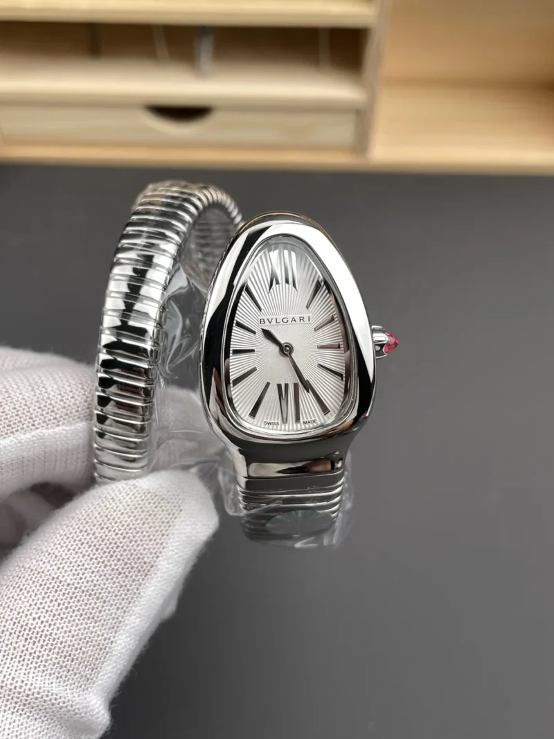 Bvlgari White Dial 35mm