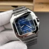 Cartier Santos Blue Dial 39.8mm