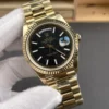 Rolex Day-Date Black Baguette Diamond 40mm