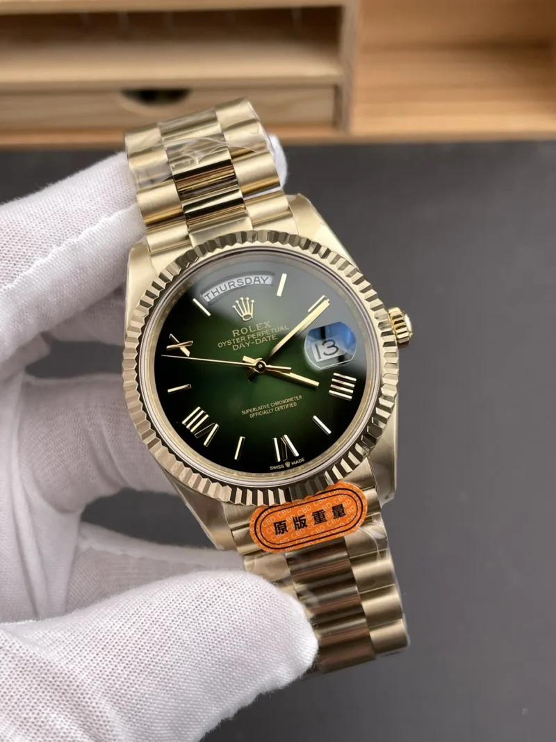 Rolex Day-Date Smoked Green 40mm