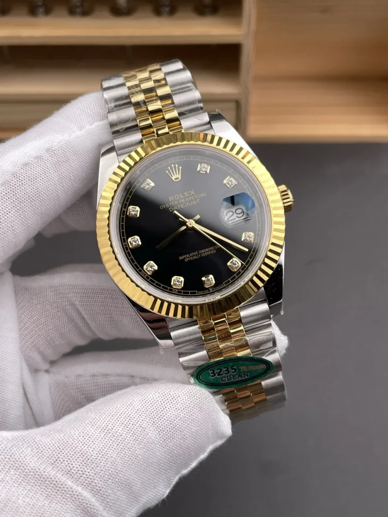 Rolex Datejust Two-Tone Black 41mm