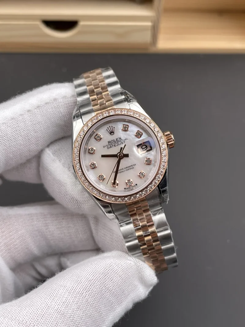 Rolex Datejust Rose Gold Ladies 28mm