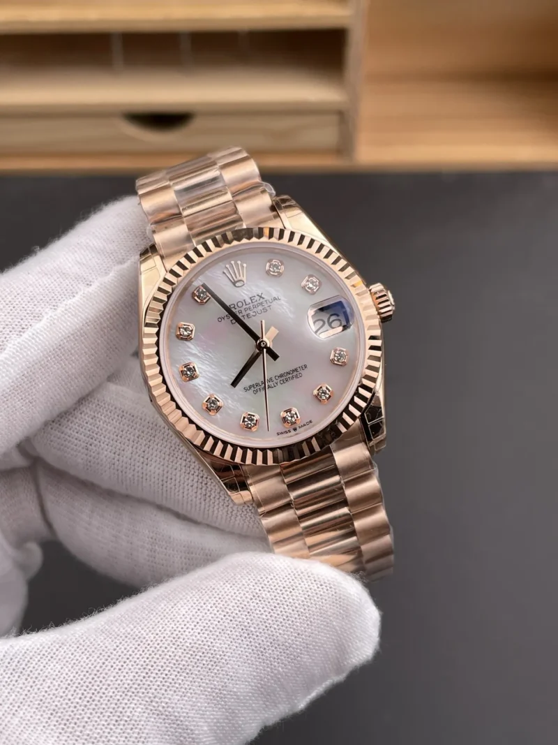 Rolex Datejust Rose Gold Ladies 31mm