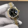 Rolex Datejust Two-Tone Black Ladies 28mm