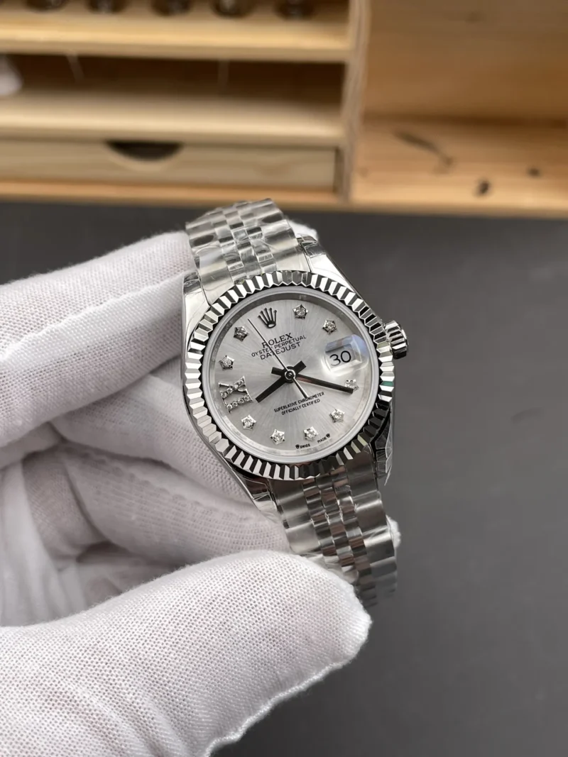 Rolex Datejust Silver Dial Ladies 28mm